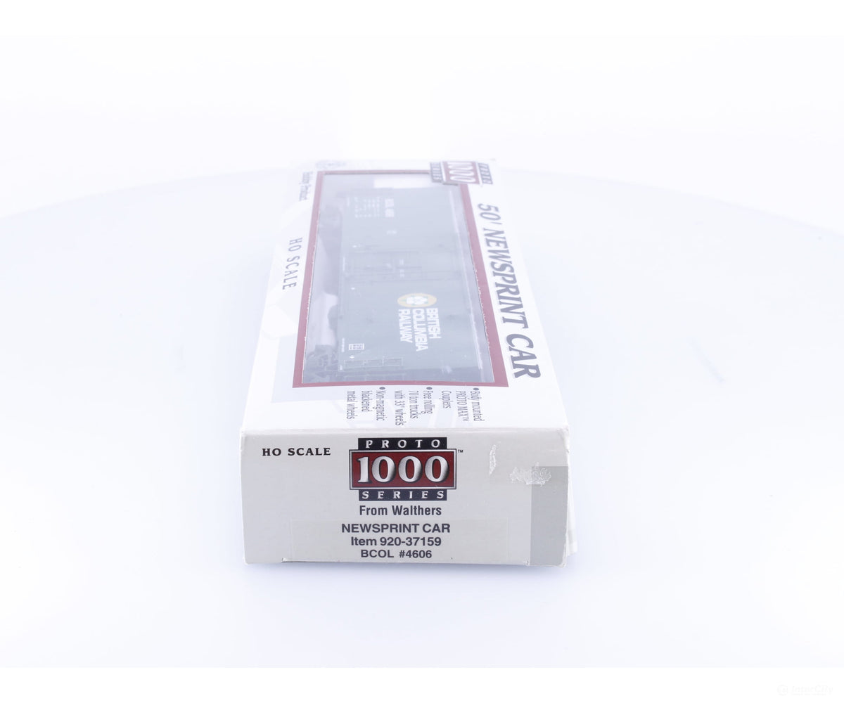 Proto 1000 920-37159 HO 50’ Newsprint Boxcar BC Rail (BCOL) 4606 - Freight Cars