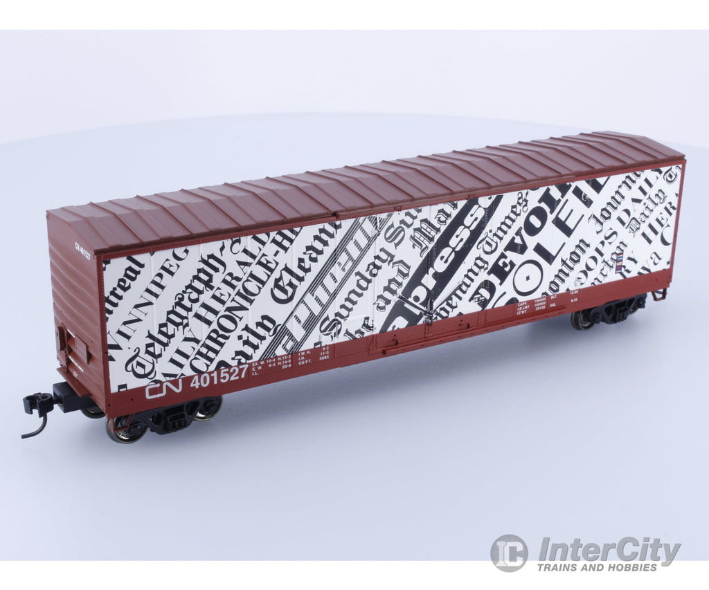 Proto 1000 Series 300200 Ho 50’ Boxcar Newsprint Cars Canadian National (Cn) 401527 Freight