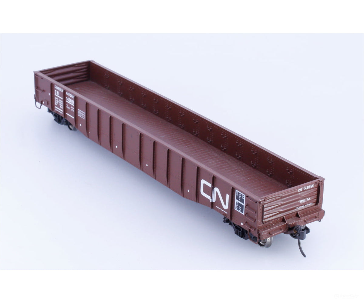Proto 2000 101961 HO 52’ 6’’ Drop End Mill Gondola Canadian National (CN) 143059 - Freight Cars