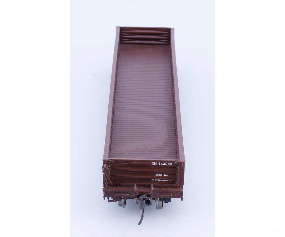 Proto 2000 101961 HO 52’ 6’’ Drop End Mill Gondola Canadian National (CN) 143059 - Freight Cars