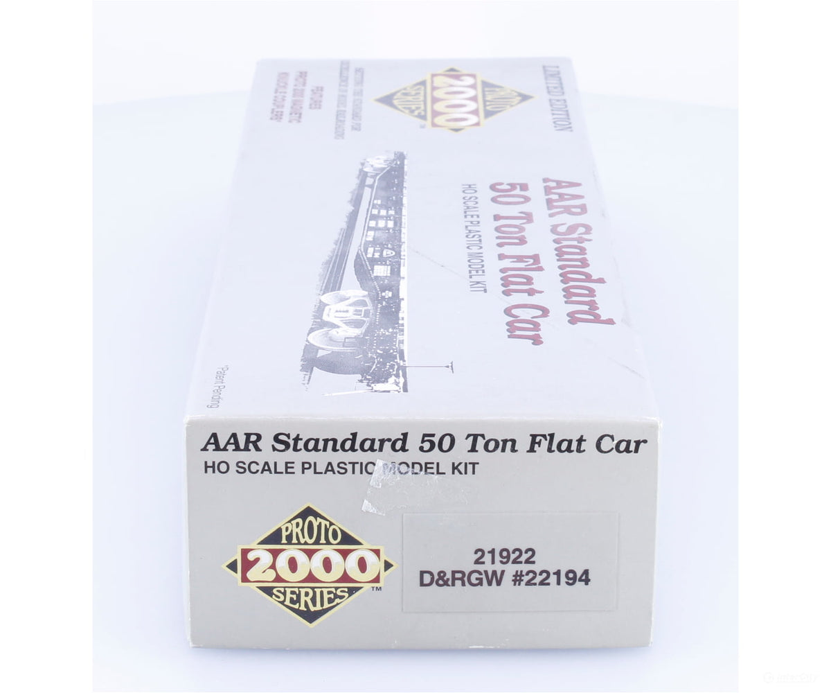Proto 2000 21922 HO AAR Standard 50 Ton Flat Car Kit Denver and Rio Grande Western (DRGW) 22194 - Freight Cars