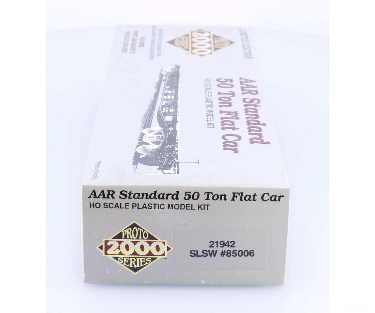 Proto 2000 21942 HO AAR Standard 50 Ton Flat Car Kit St Louis Southwestern (SLSW/SSW) 85006 - Freight Cars