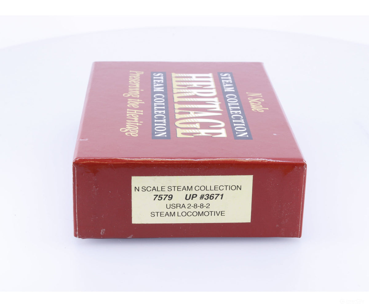 Proto 2000 7579 N Heritage Collection USRA 2-8-8-2 Steam Locomotive Union Pacific (UP) 3671 Analog DC - Locomotives