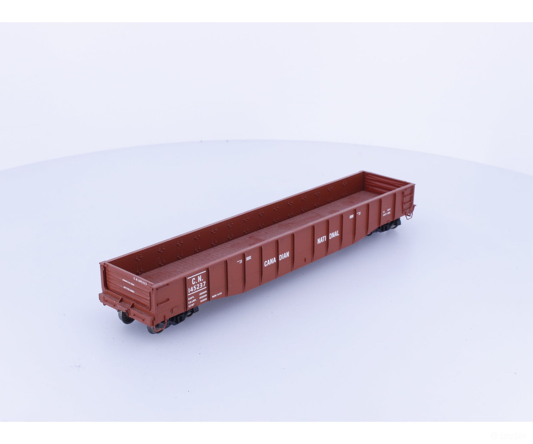 Proto 2000 84480 HO 52’6’’ Canadian National CN Drop End Mill Gondola #145237 - Freight Cars