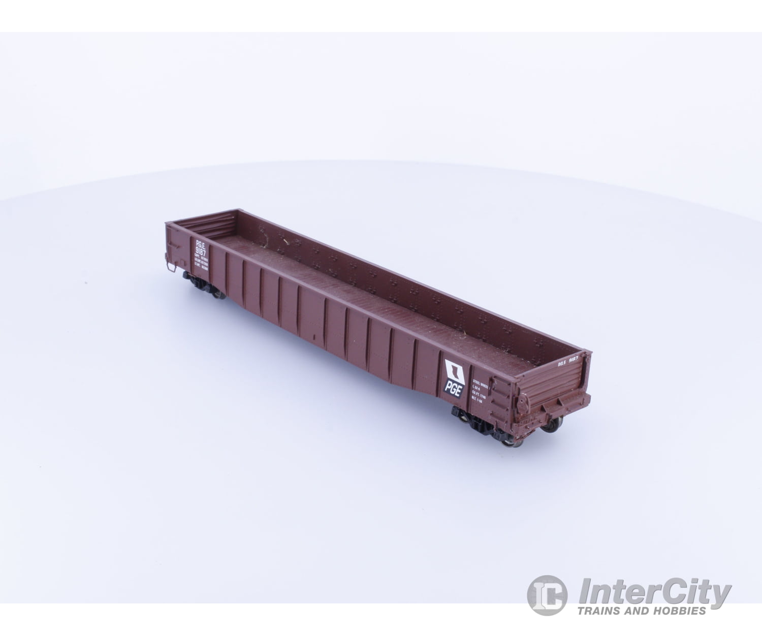 Proto 2000 84486 HO 52’6’’ Drop End Mill Gondola Pacific Great Eastern (PGE) 9187 Freight Cars