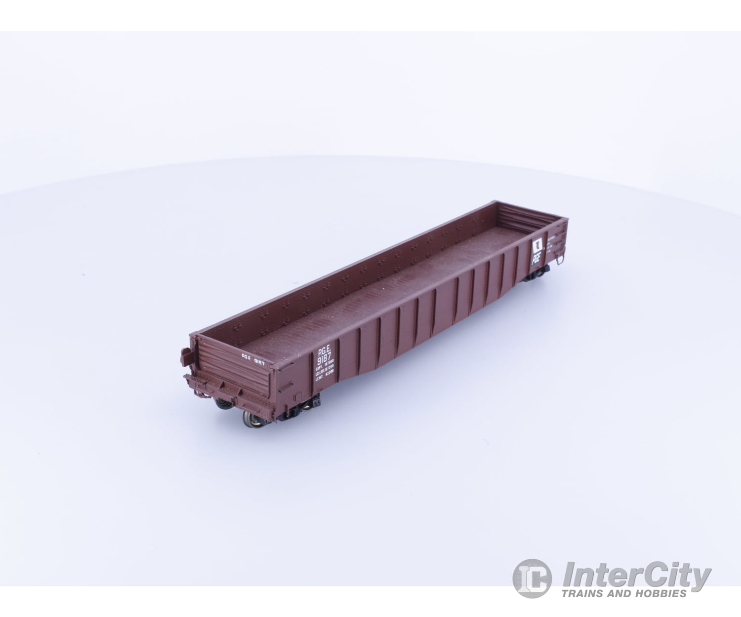 Proto 2000 84486 HO 52’6’’ Drop End Mill Gondola Pacific Great Eastern (PGE) 9187 Freight Cars