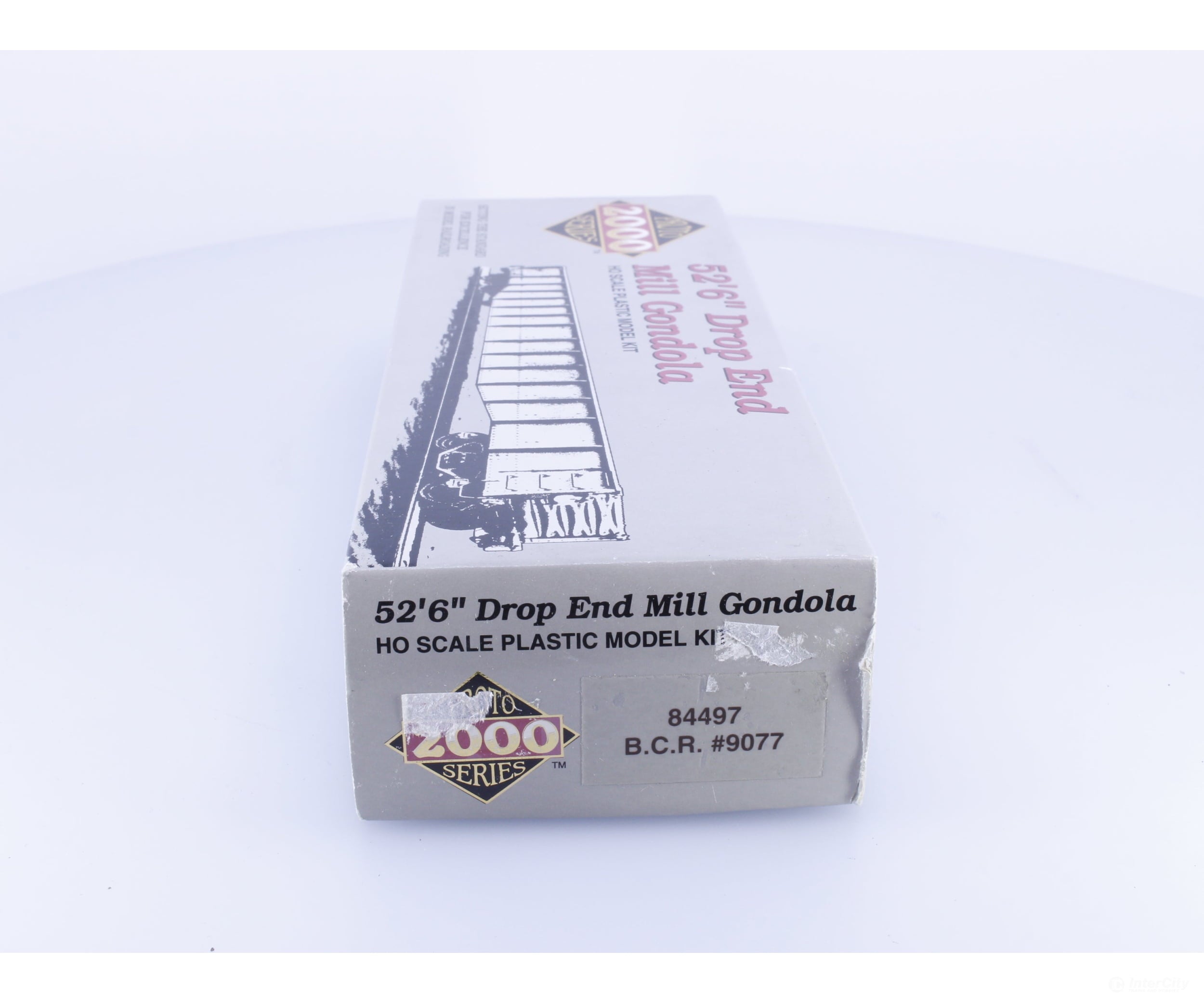 Proto 2000 84497 HO 52’6’’ Drop End Mill Gondola BC Rail (BCOL) 9077 - Freight Cars