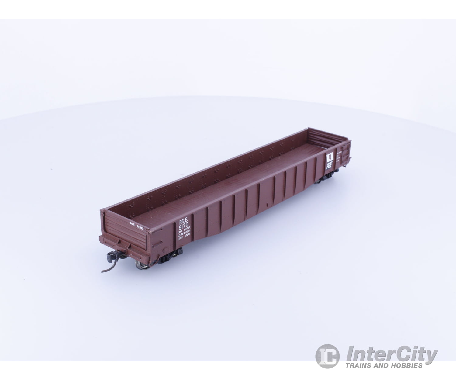 Proto 2000 9170 HO 52’6’’ Drop End Mill Gondola Pacific Great Eastern (PGE) 9170 Freight Cars