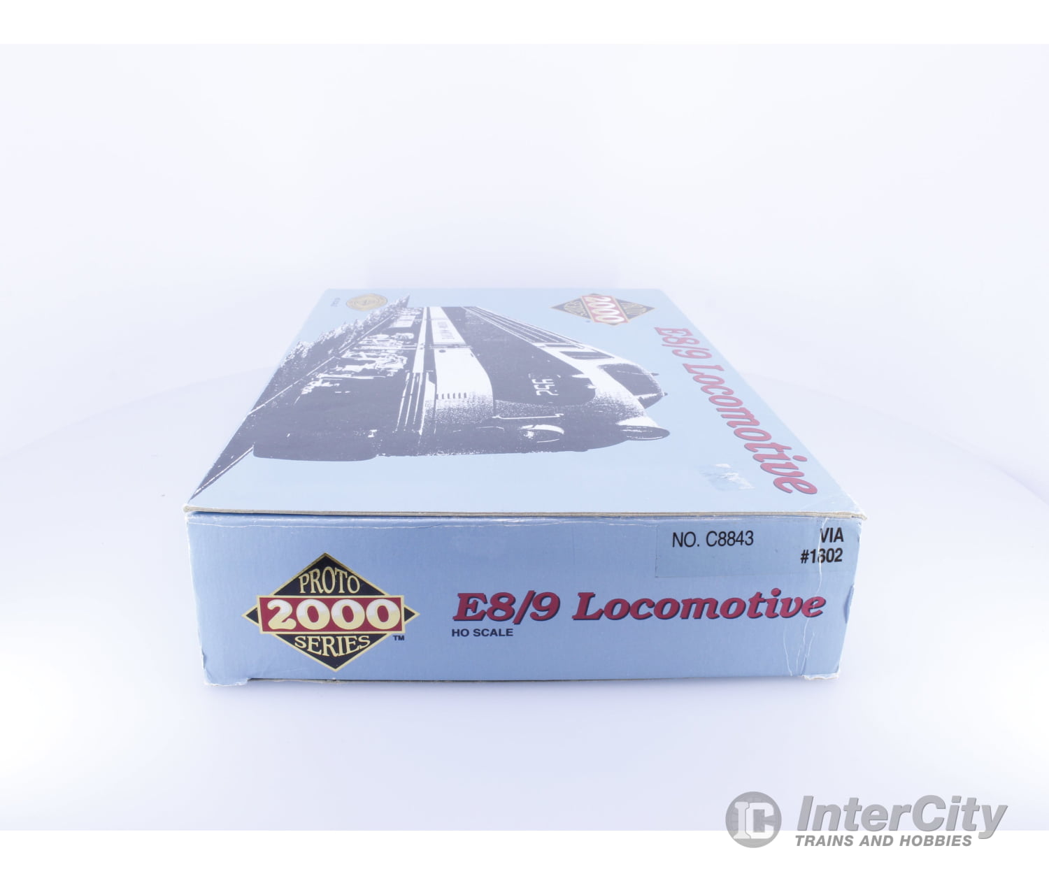 Proto 2000 C8843 HO E8/9 Diesel Locomotive Via Rail (VIA) 1802 Analog DC Locomotives