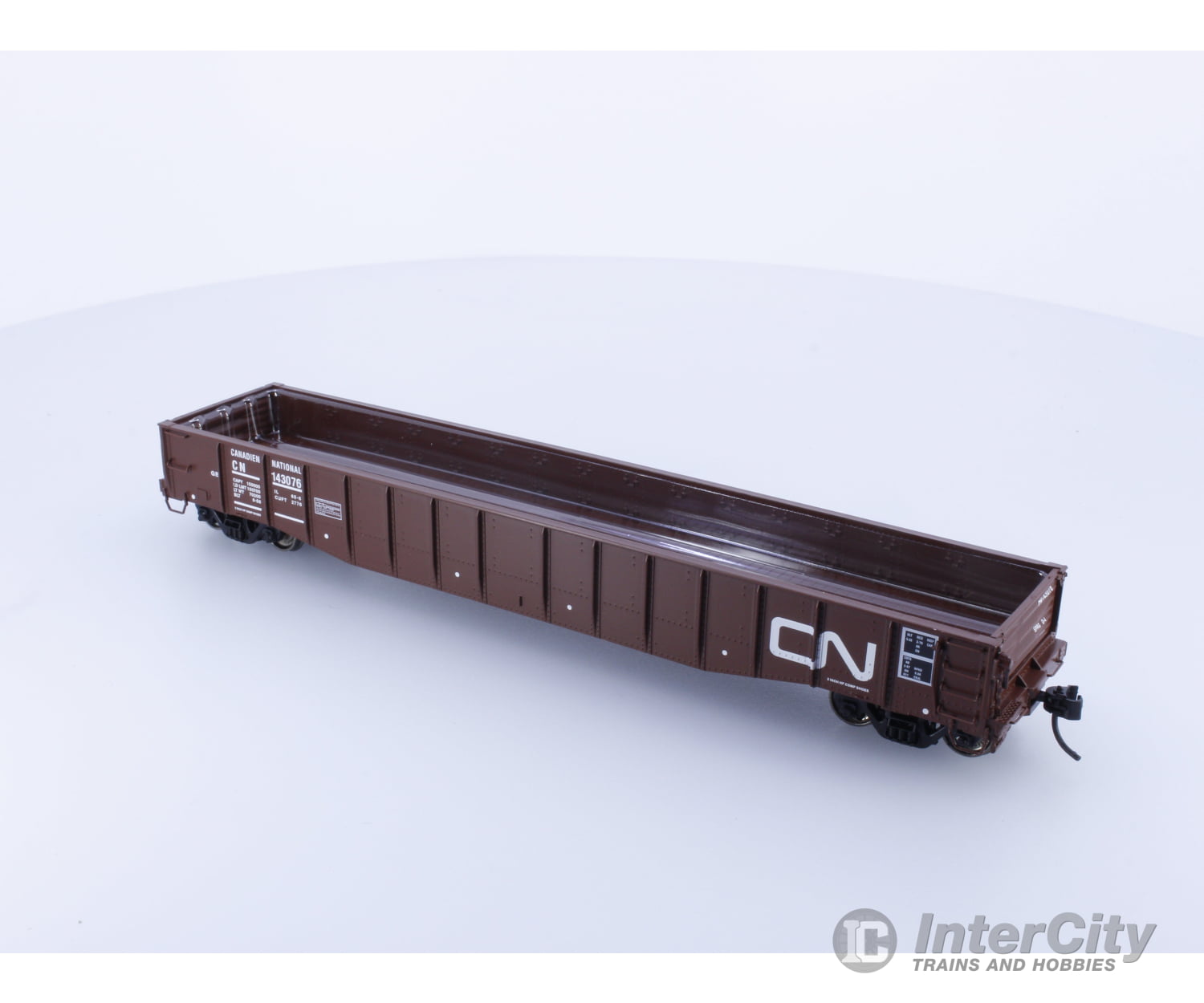 Proto 2000 Series 101962 Ho 52’6’’ Drop End Mill Gondola Canadian National (Cn) 143076 Freight Cars