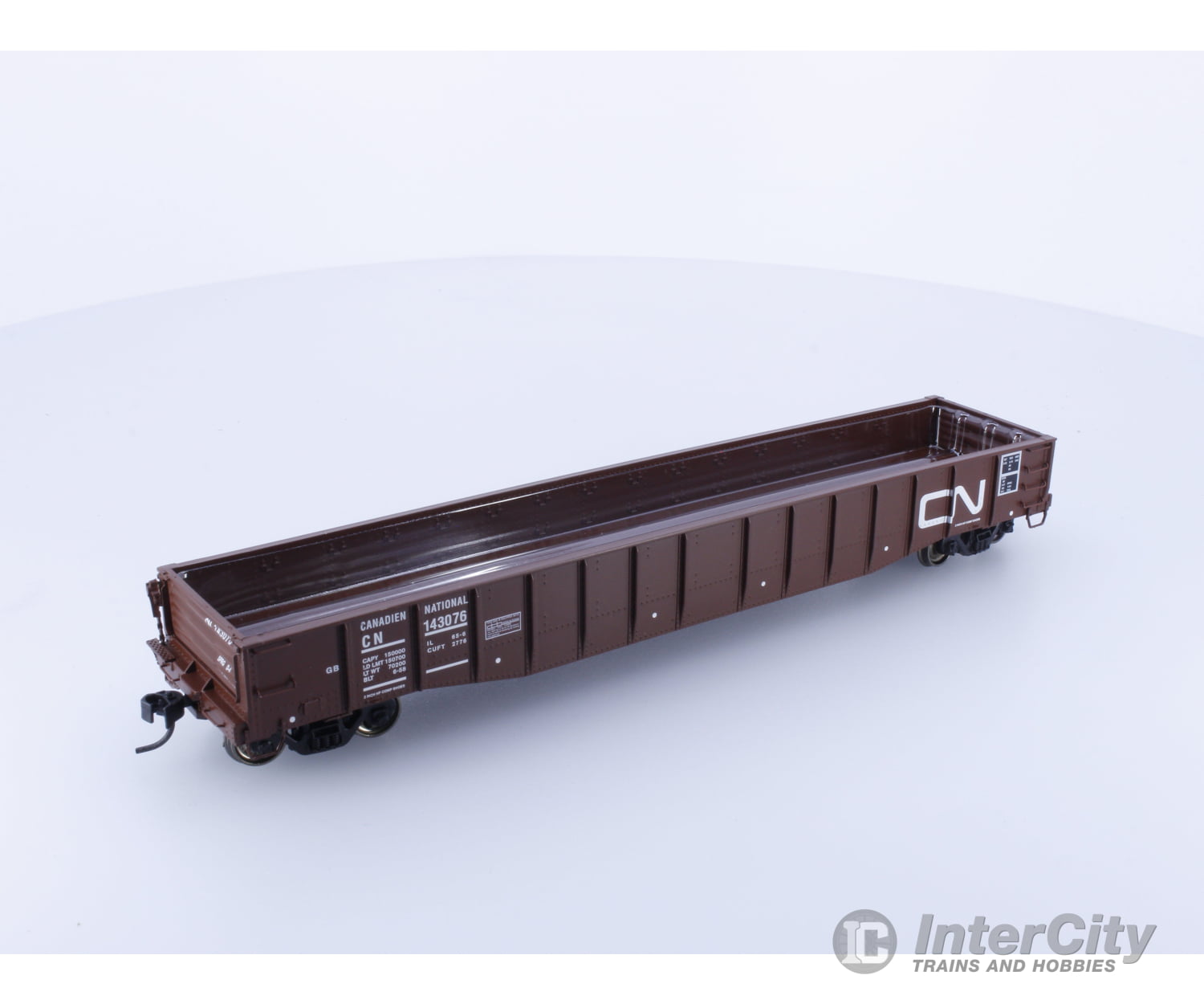 Proto 2000 Series 101962 Ho 52’6’’ Drop End Mill Gondola Canadian National (Cn) 143076 Freight Cars