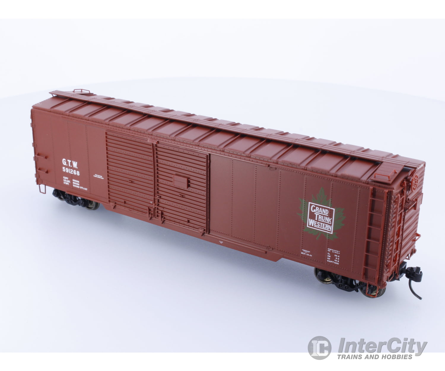 Proto 2000 Series 30329 Ho 50’ Automobile Box Car Grand Trunk Western (Gtw) 591268 Freight Cars