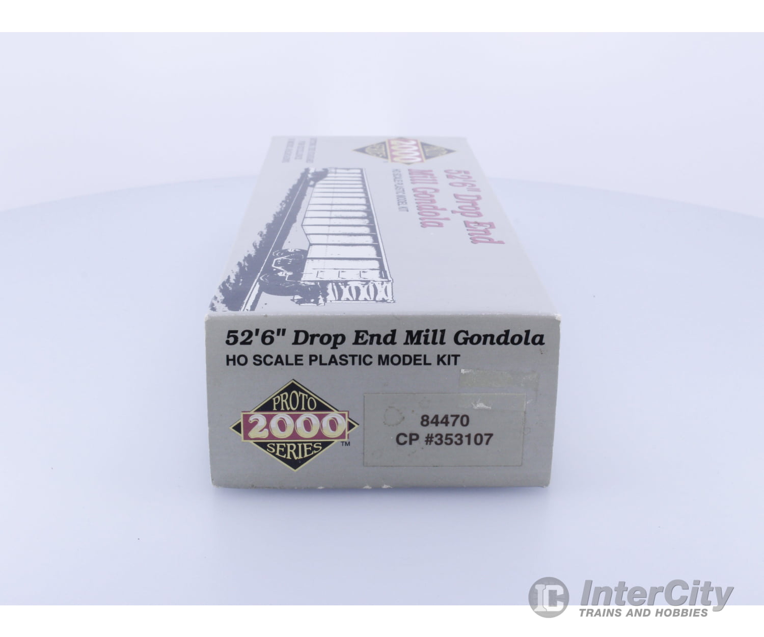 Proto 2000 Series 84470 HO 52’6’’ Drop End Mill Gondola Model Kit Canadian Pacific (CP) 353107 Freight Cars