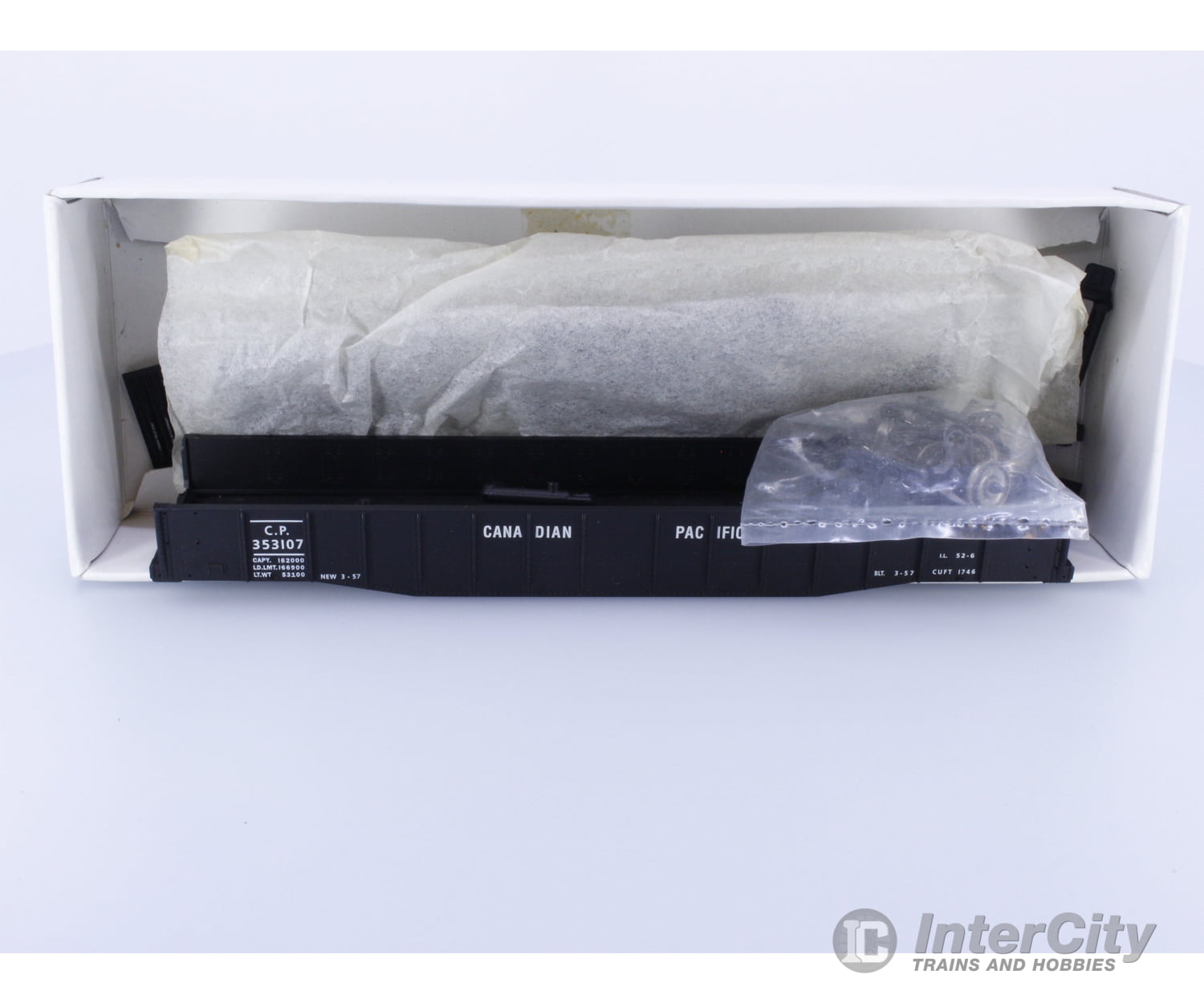 Proto 2000 Series 84470 HO 52’6’’ Drop End Mill Gondola Model Kit Canadian Pacific (CP) 353107 Freight Cars