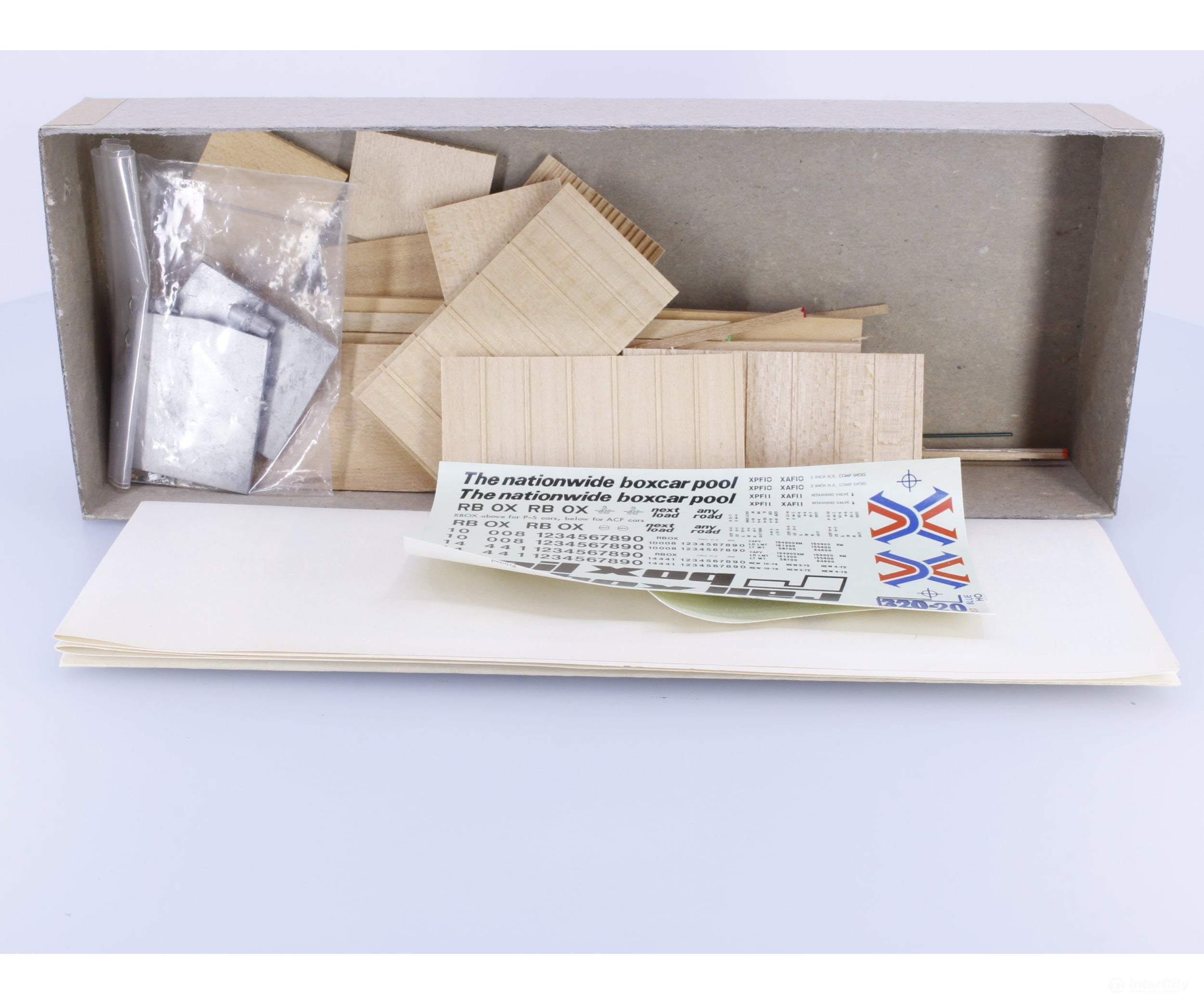 Quality Craft Models 330 HO 50’ Single Door Box Car Kit #3 Railbox (RBOX) - Freight Cars