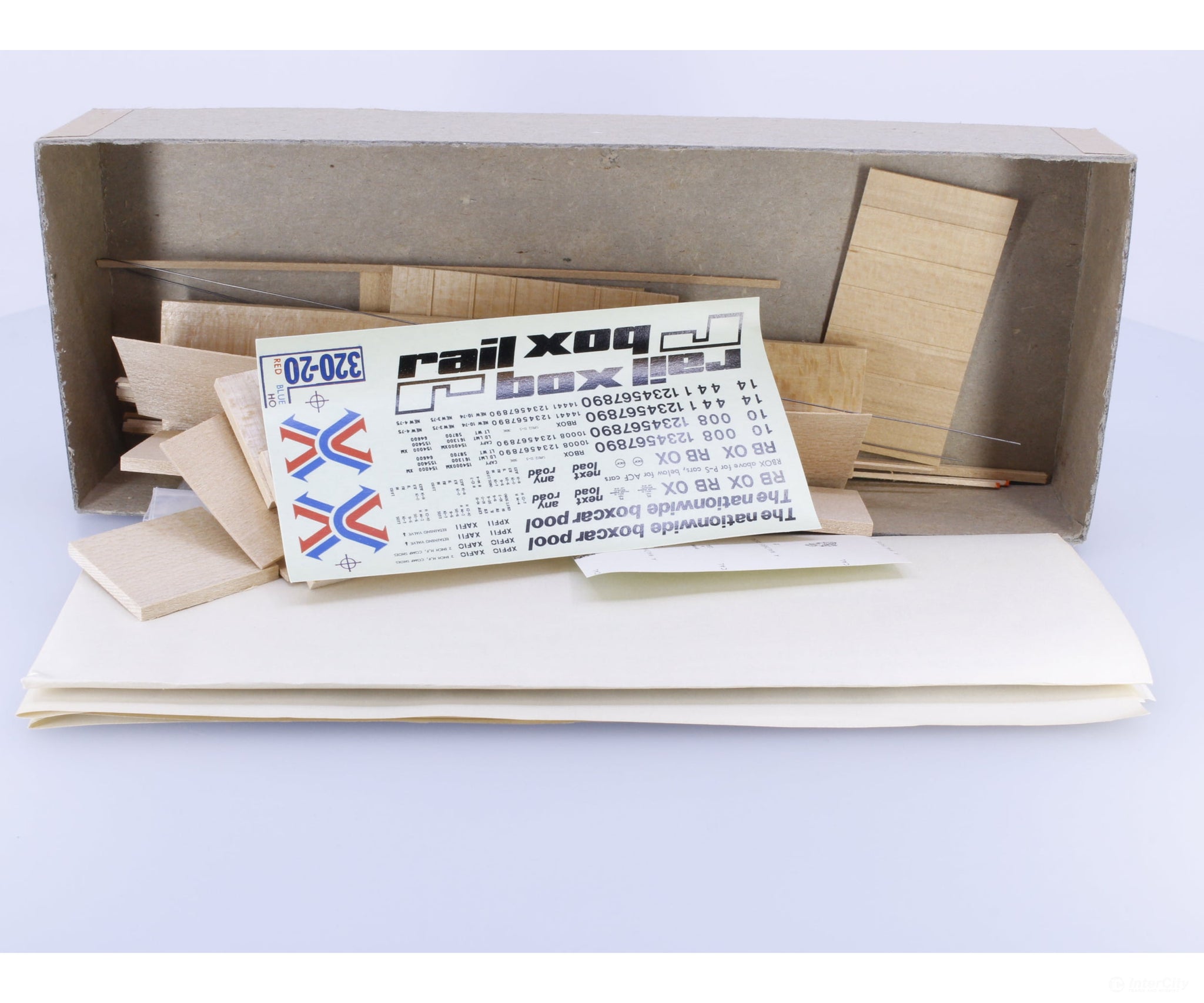 Quality Craft Models 330 HO 50’ Single Door Box Car Kit Railbox (RBOX) - Freight Cars