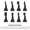 Dspiae RA-10 Sanding Heads for ES-A and ES-A Pro Reciprocating Sanding Pens (8 pcs)