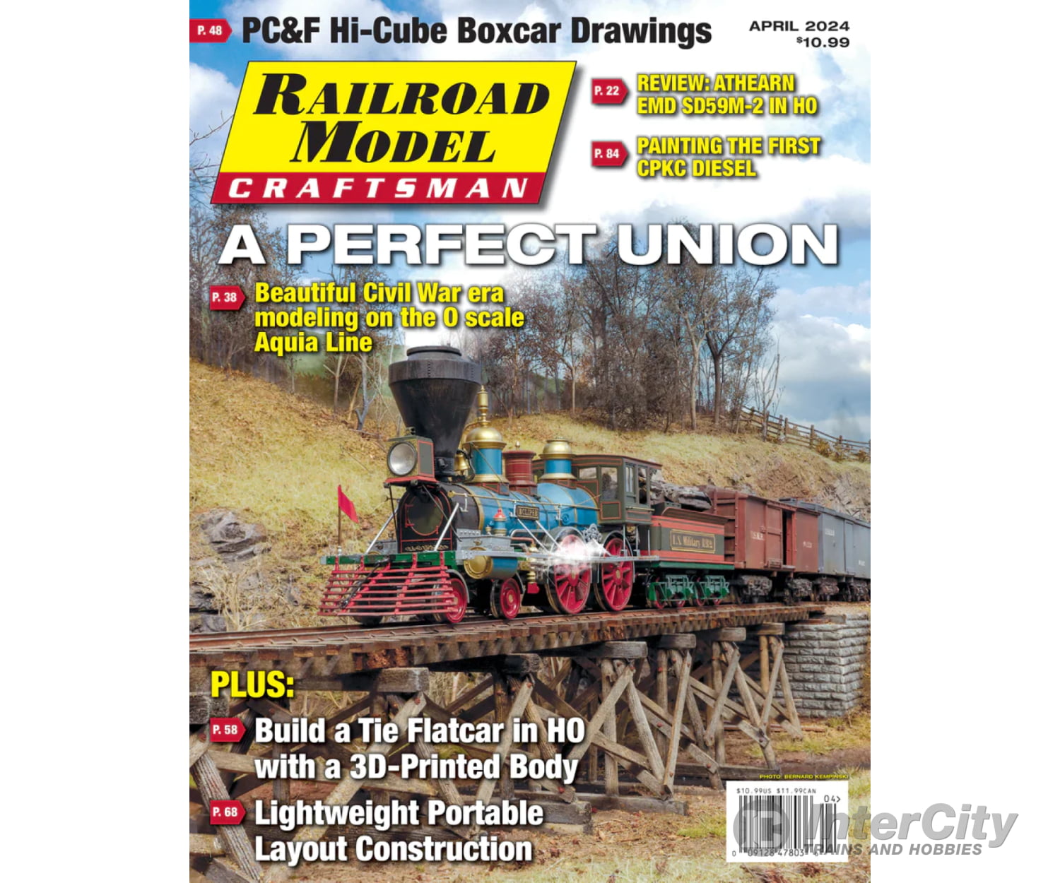 Railroad Model Craftsman Magazine April 2024 Magazines