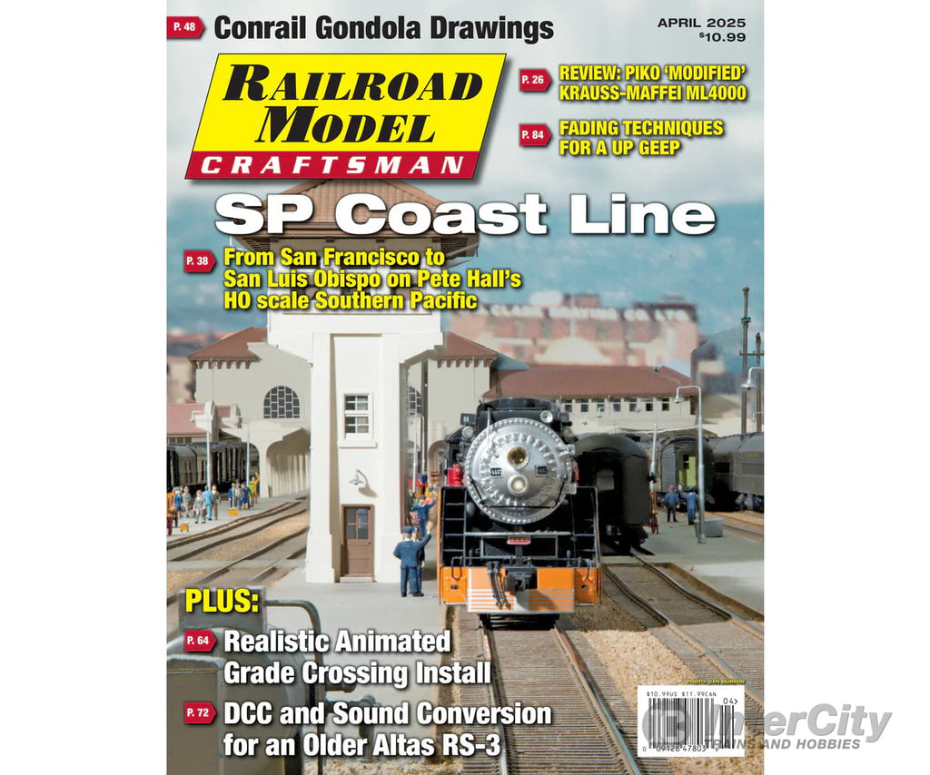 Railroad Model Craftsman Magazine April 2025 Magazines