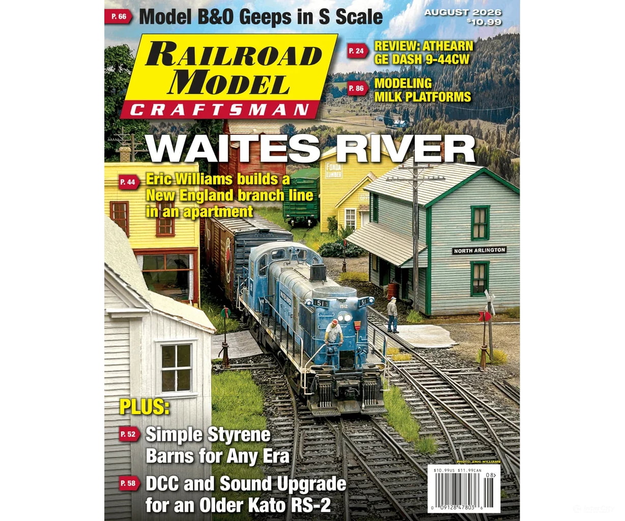 Railroad Model Craftsman Magazine August 2026 - Magazines