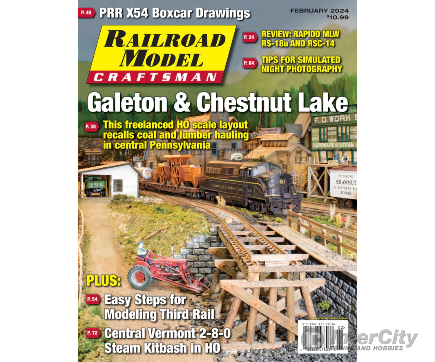 Railroad Model Craftsman Magazine February 2024 Magazines