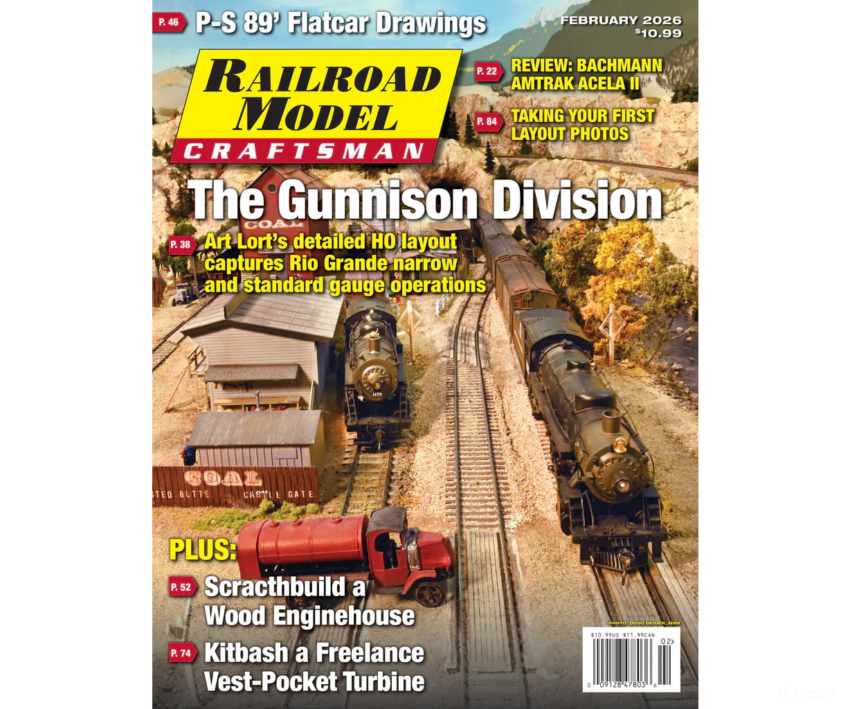 Railroad Model Craftsman Magazine February 2026 Magazines