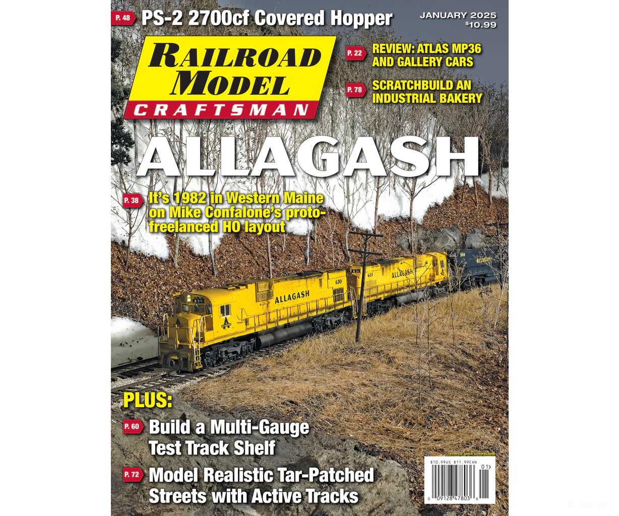 Railroad Model Craftsman Magazine January 2025 Magazines