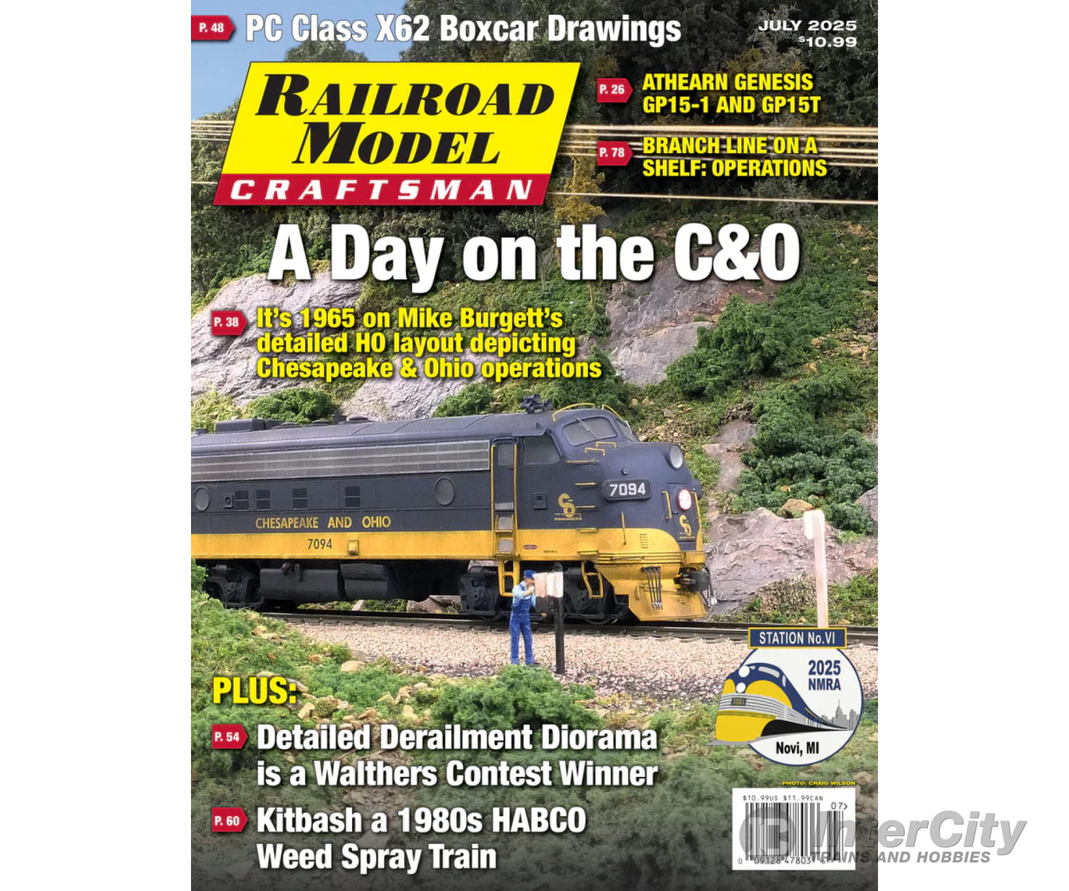 Railroad Model Craftsman Magazine July 2025 Magazines