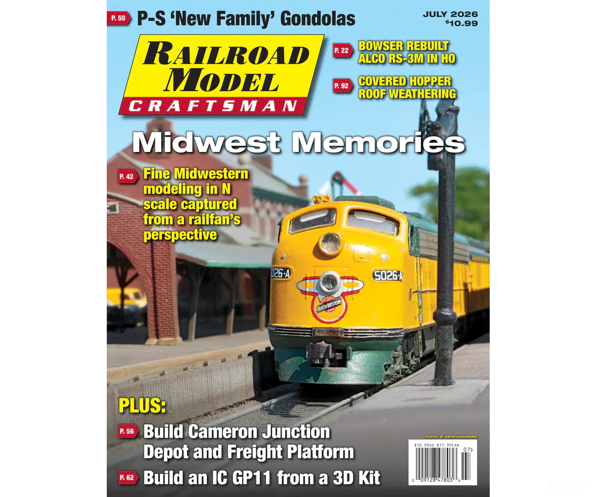 Railroad Model Craftsman Magazine July 2026 - Magazines
