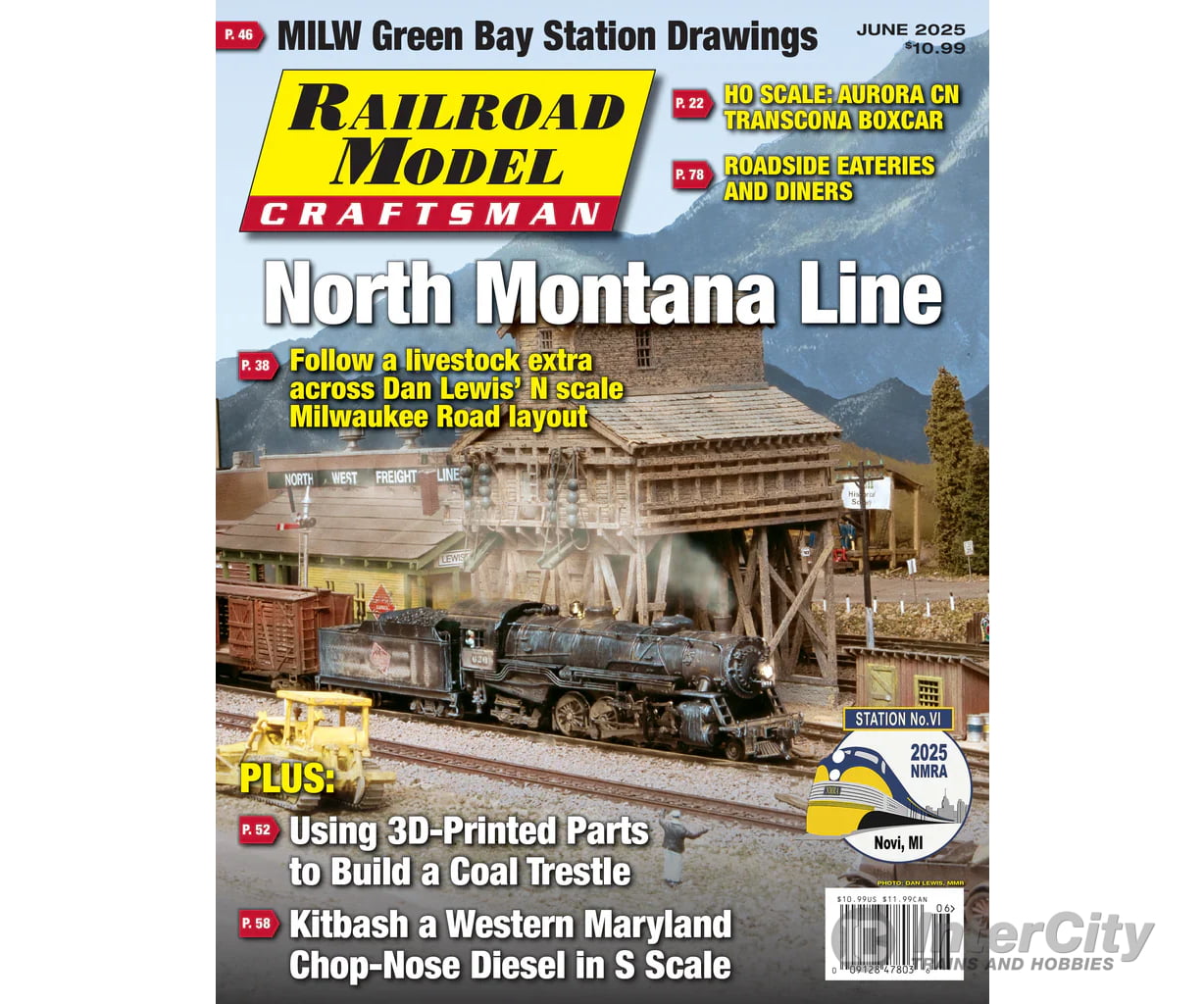 Railroad Model Craftsman Magazine June 2025 Magazines
