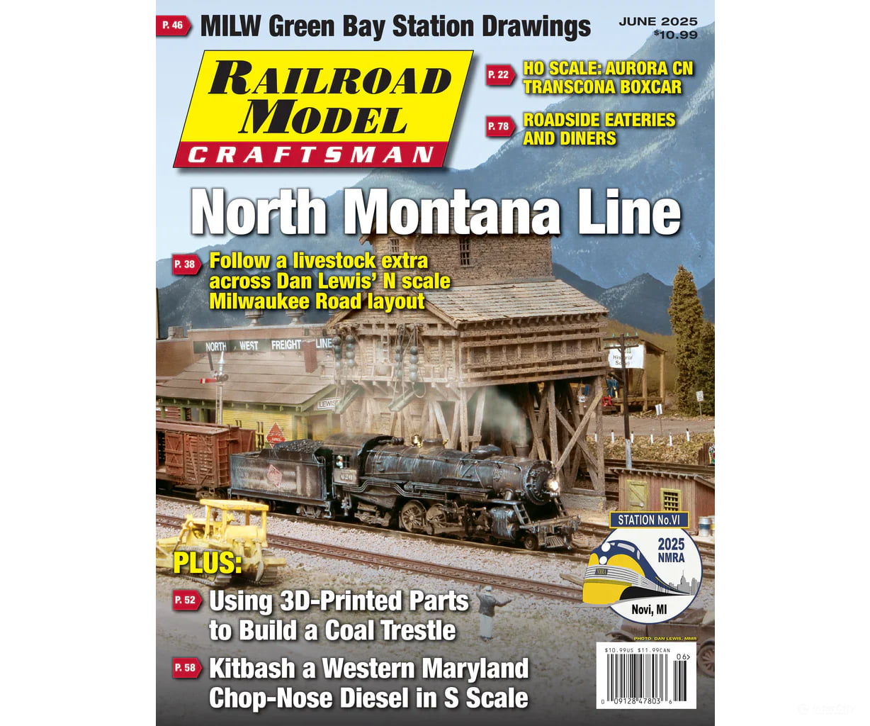 Railroad Model Craftsman Magazine June 2025 Magazines