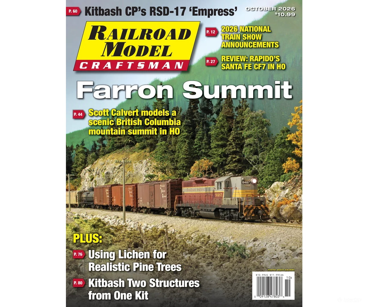 Railroad Model Craftsman Magazine October 2026 - Magazines