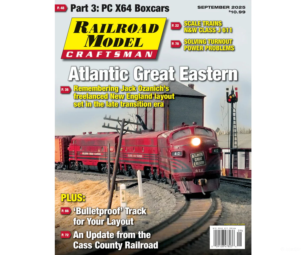 Railroad Model Craftsman Magazine September 2025 - Magazines