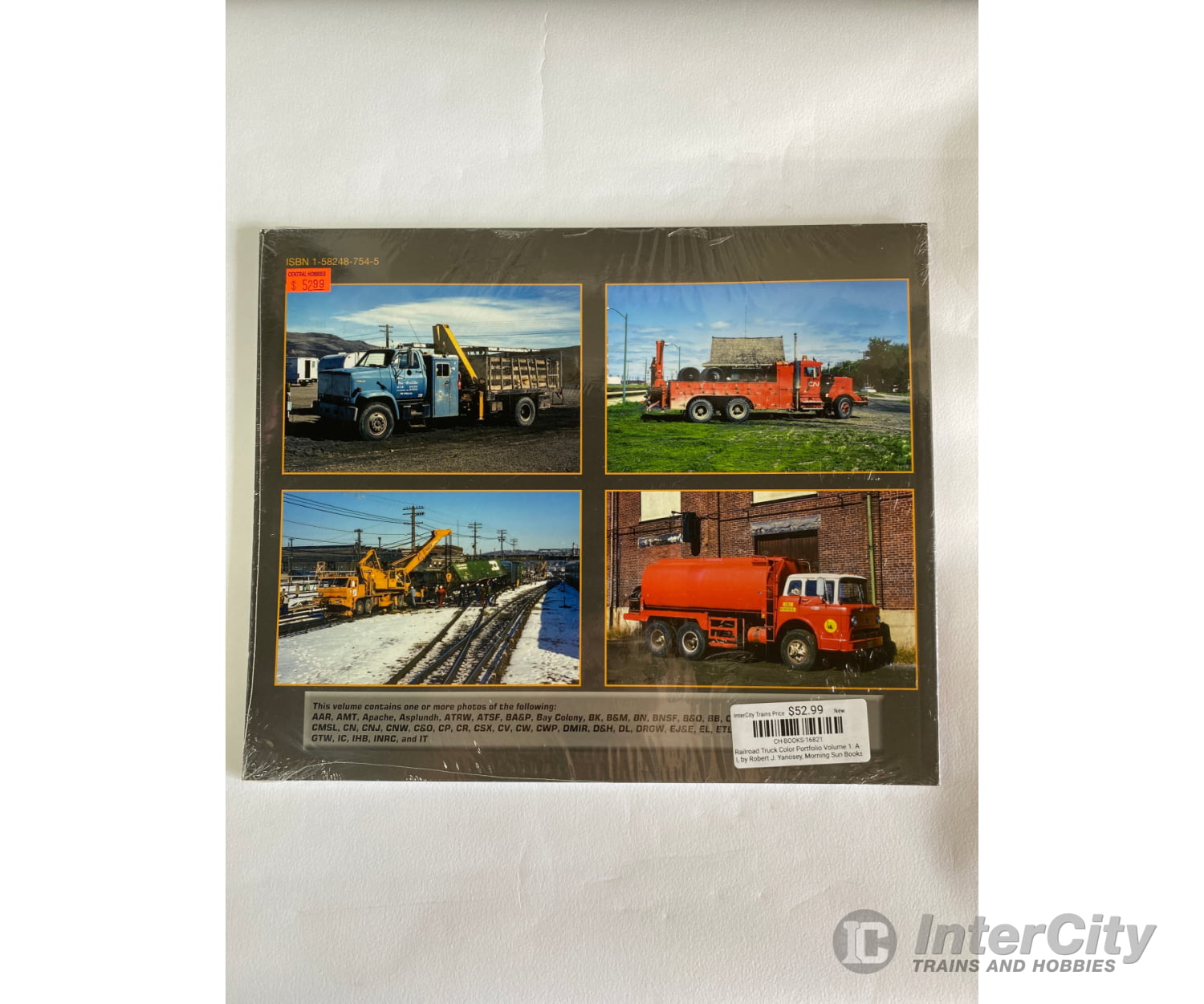 Railroad Truck Color Portfolio Volume 1: A - I By Robert J. Yanosey Morning Sun Books