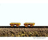 Railway Express Miniatures N 2012 Mow Vehicles -- Fairmont Tie Cart Pkg(2) Freight Cars