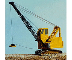 Railway Express Miniatures N 2071 MOW Vehicles - American High Cab Dragline Crane - Kit Cars & Trucks
