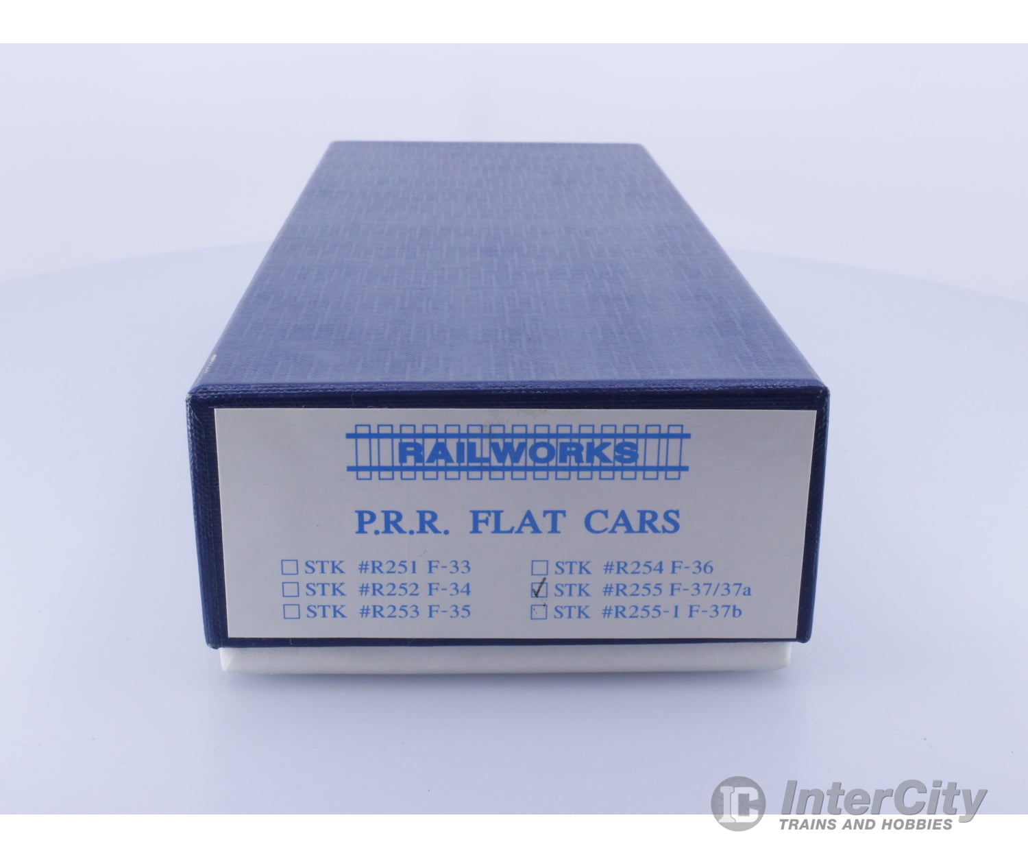 Railworks R255 F-37/37a HO P.R.R. Flat Cars Undecorated Brass Pennsylvania Railroad (PRR) Freight Cars