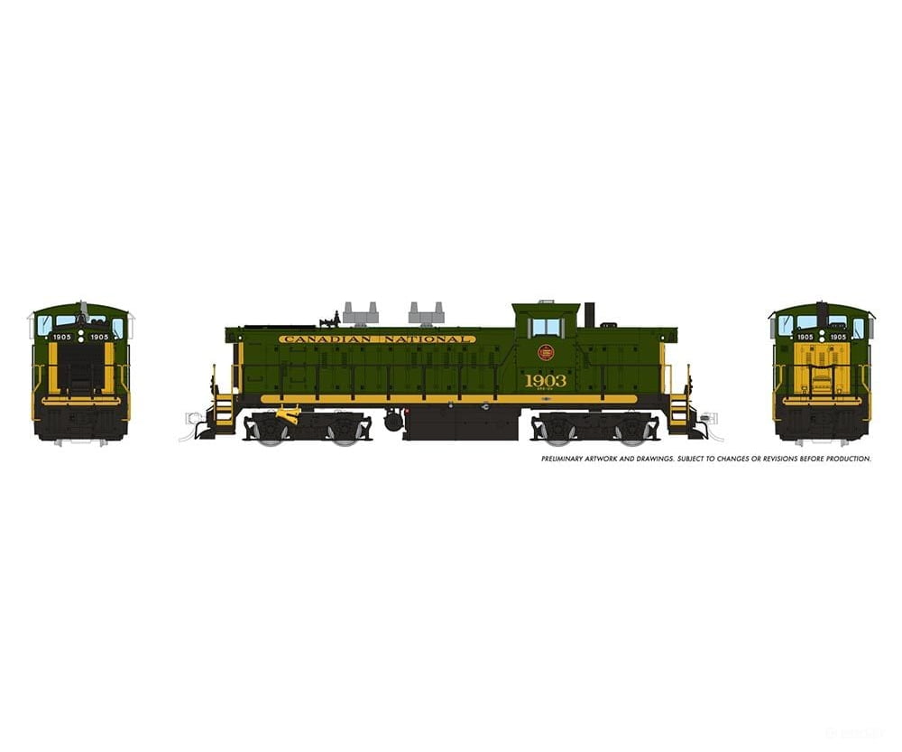 Rapido 010564 Ho Gmd-1 (Dc/Dcc/Sound): Cnr - Green Scheme: #1905 Locomotives