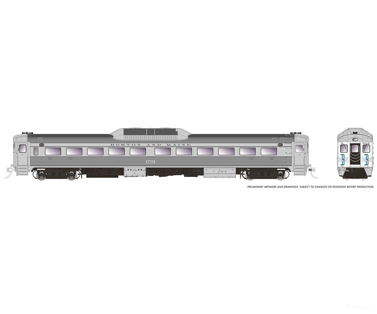 Rapido 016302 Ho Budd Rdc-1 (Ph 1C) (Dc/Silent): Boston & Maine - Mcginnis: #6113 Locomotives