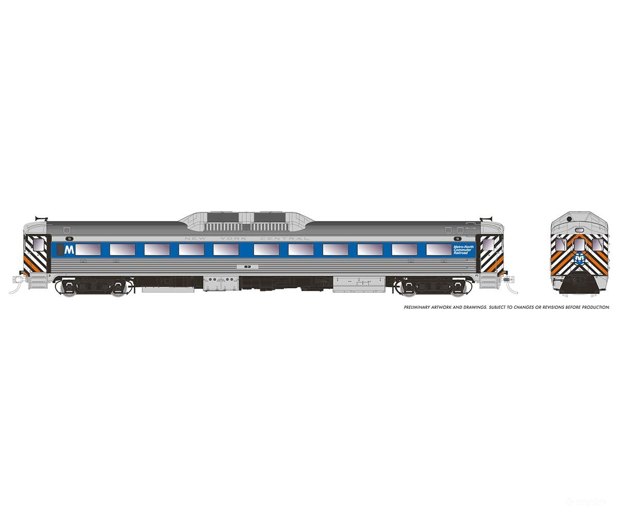 Rapido 016321 Ho Budd Rdc-1 (Ph 1B) (Dc/Silent): Metro North: #53 Locomotives