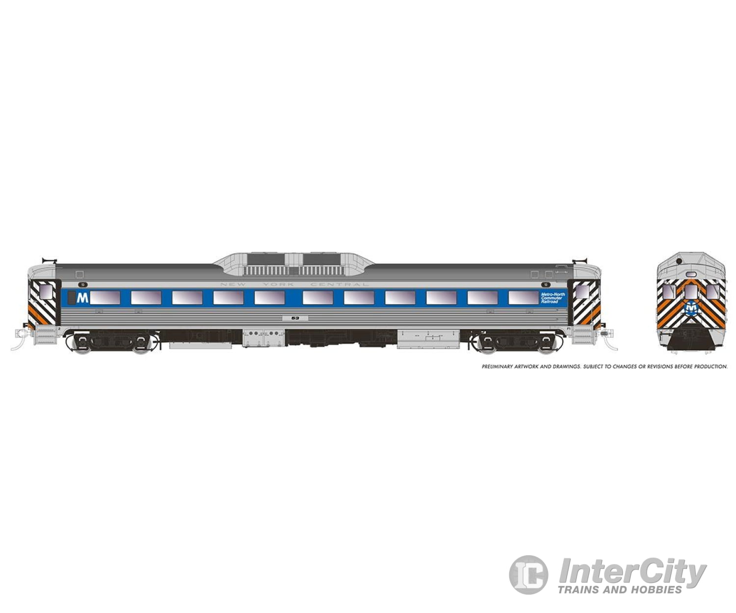 Rapido 016321 Ho Budd Rdc-1 (Ph 1B) (Dc/Silent): Metro North: #53 Locomotives