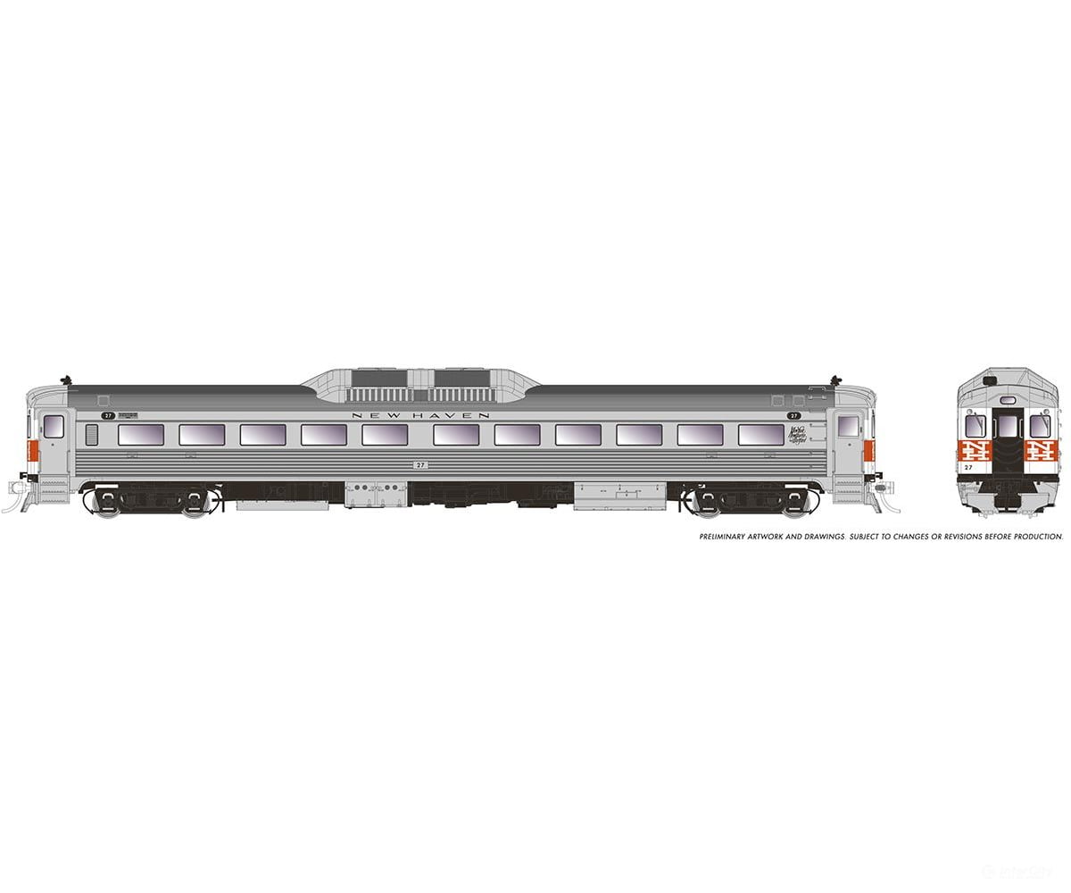 Rapido 016325 Ho Budd Rdc-1 (Ph 1B) (Dc/Silent): New Haven - Mcginnis: #39 Locomotives