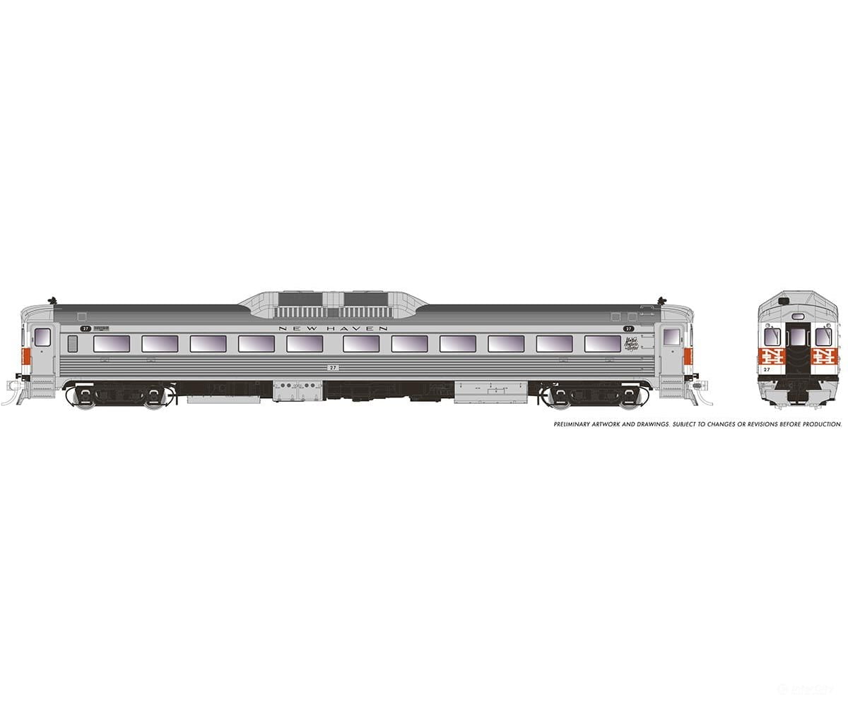 Rapido 016326 Ho Budd Rdc-1 (Ph 1B) (Dc/Silent): New Haven - Mcginnis: #44 Locomotives
