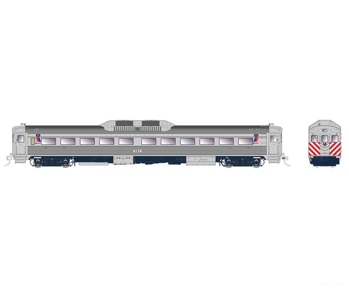 Rapido 016329 Ho Budd Rdc-1 (Ph 1B) (Dc/Silent): New Jersey Transit: #5186 Locomotives