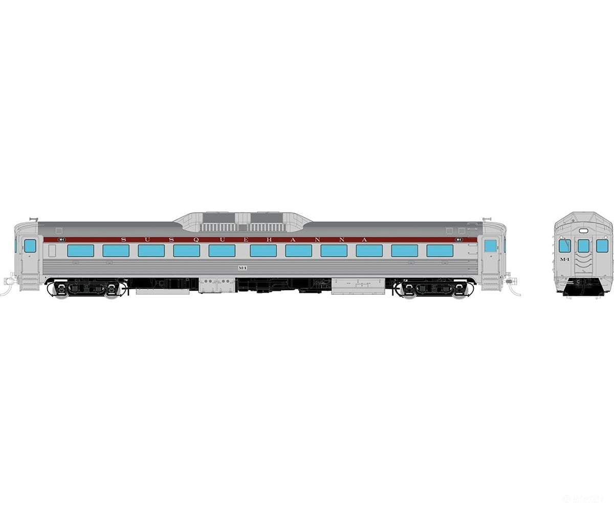 Rapido 016330 Ho Budd Rdc-1 (Ph 1A) (Dc/Silent): Susquehanna: #M1 Locomotives