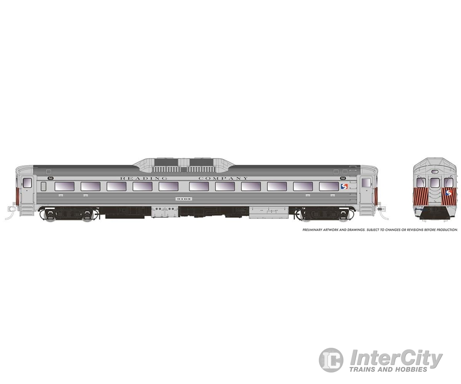 Rapido 016336 Ho Budd Rdc-1 (Ph 1B) (Dc/Silent): Septa: #9163 Locomotives