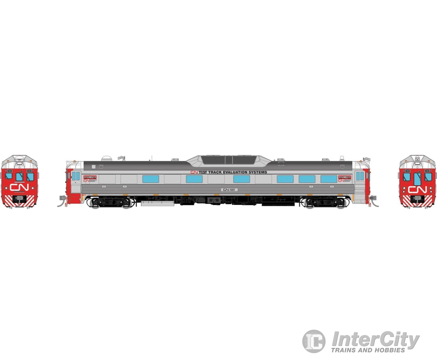 Rapido 016345 Ho Budd Rdc-1 (Ph 2) (Dc/Silent): Cn - Track Evaluation: #1501 Locomotives