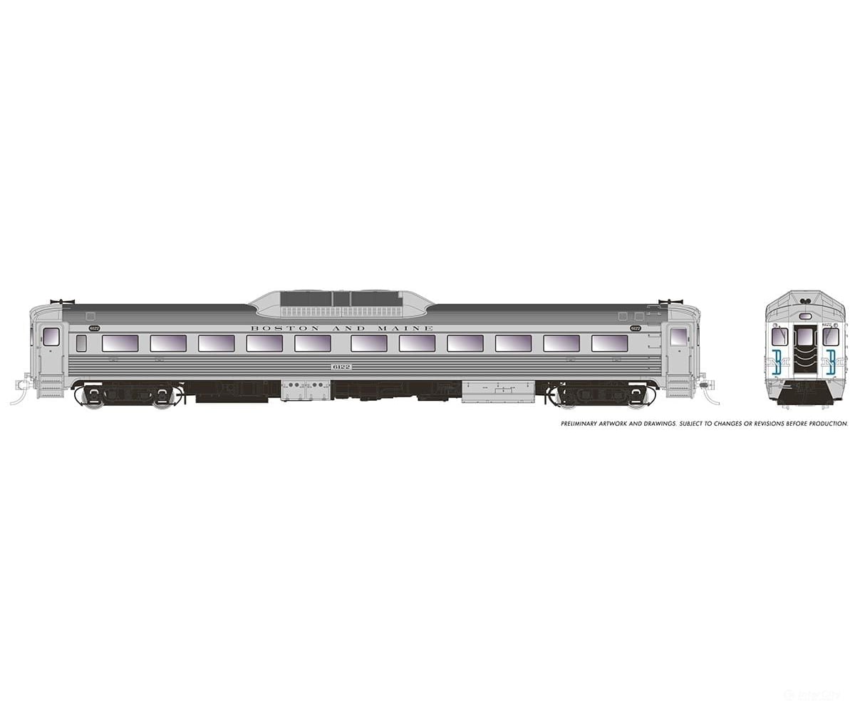 Rapido 016802 Ho Budd Rdc-1 (Ph 1C) (Dc/Dcc/Sound): Boston & Maine - Mcginnis: #6113 Locomotives