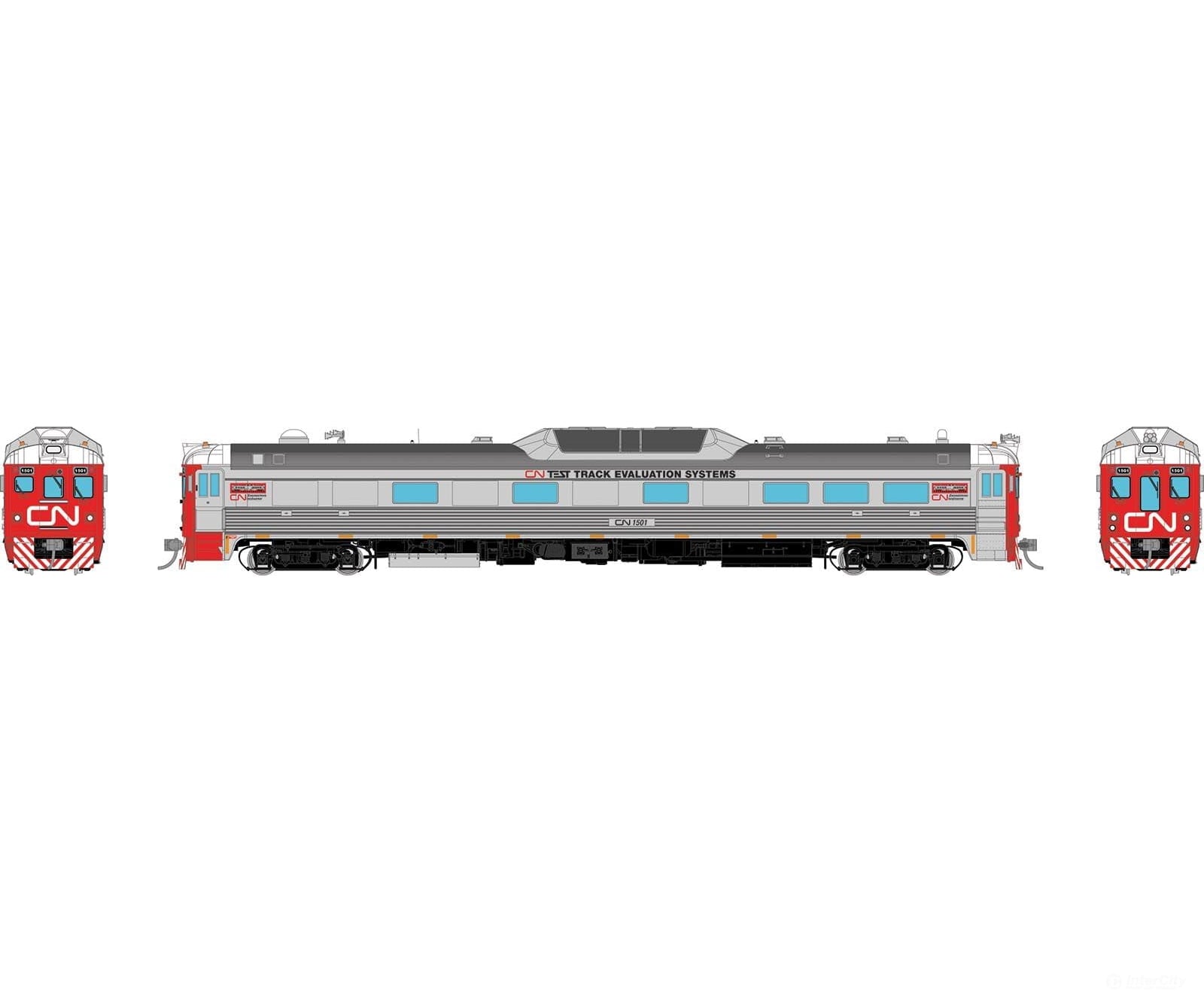 Rapido 016845 Ho Budd Rdc-1 (Ph 2) (Dc/Dcc/Sound): Cn - Track Evaluation: #1501 Locomotives