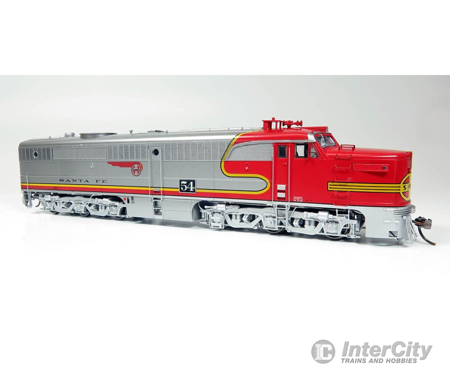 Rapido 023502 Ho Alco Pa1 - Esu Loksound And Dcc -- Santa Fe 64L (Warbonnet Silver Red) Locomotives